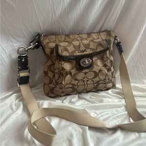 Coach Monogram Signature Canvas Crossbody Bag